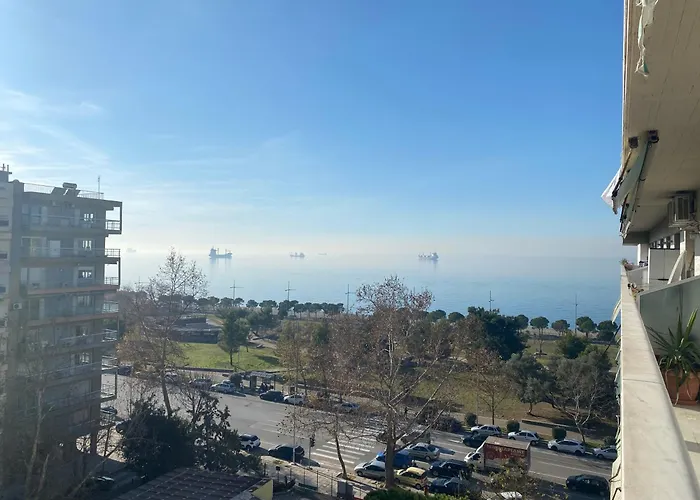 Serene With Breathtaking Sea View Апартаменты Салоники